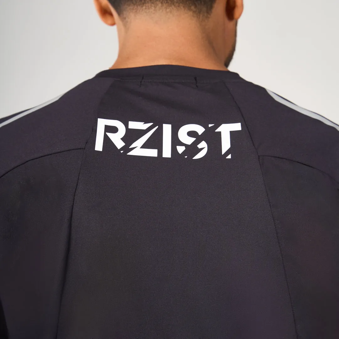 Relax Style Trend Lightning Performance T-Shirt - Black
