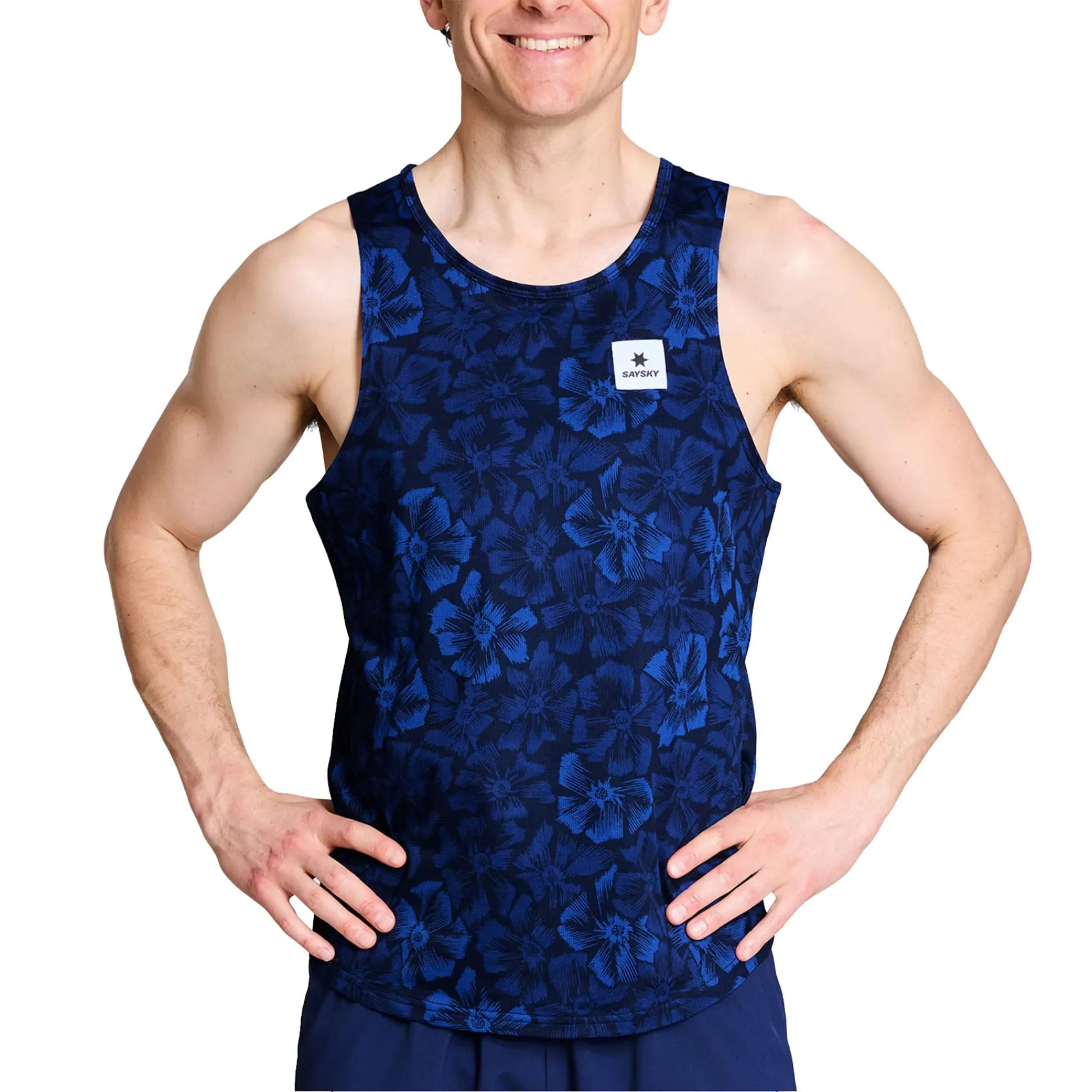 cycling outfit Layered Sleeve Mens Saysky Flower Combat Singlet
