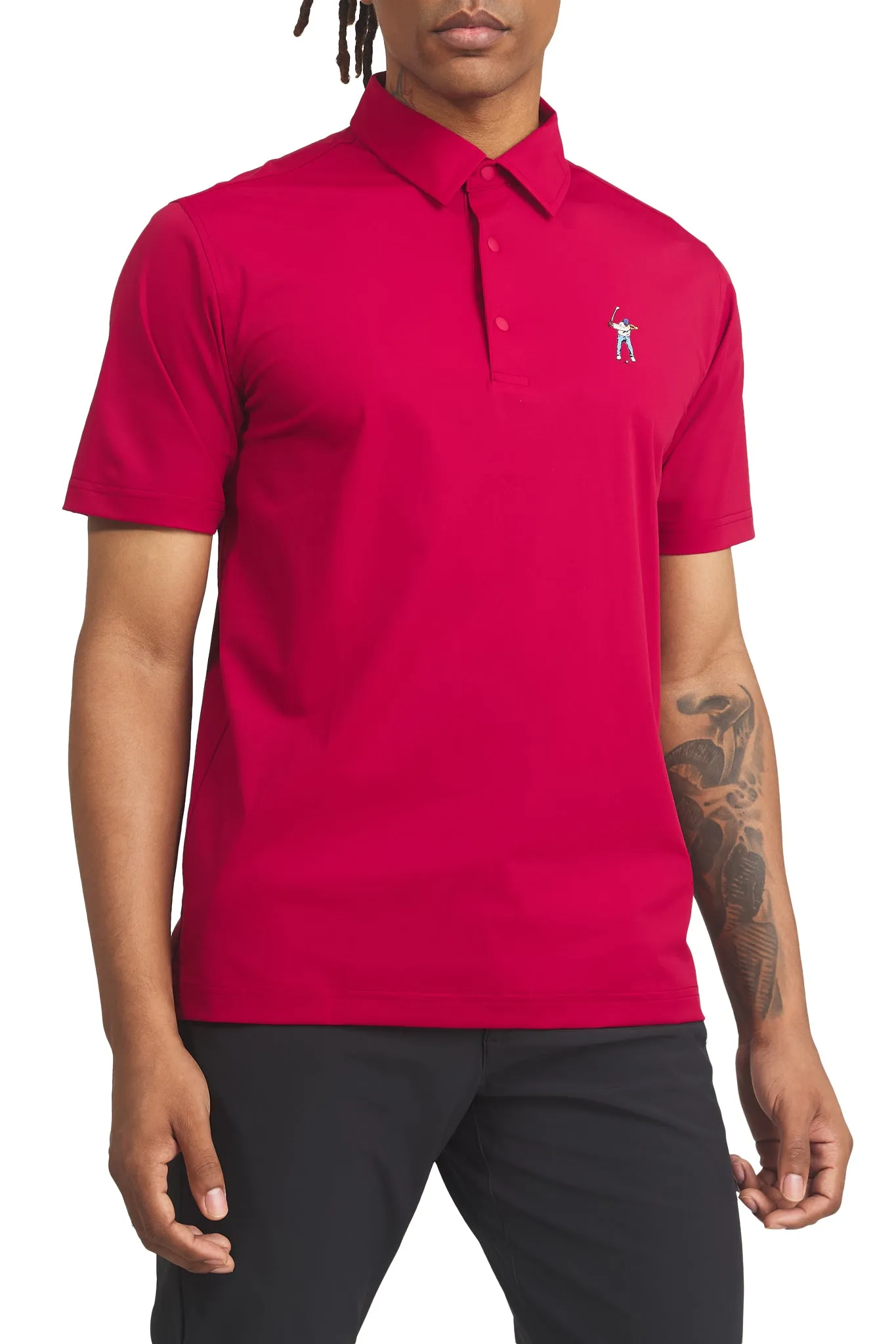 Snap Placket Polo Soft Wear