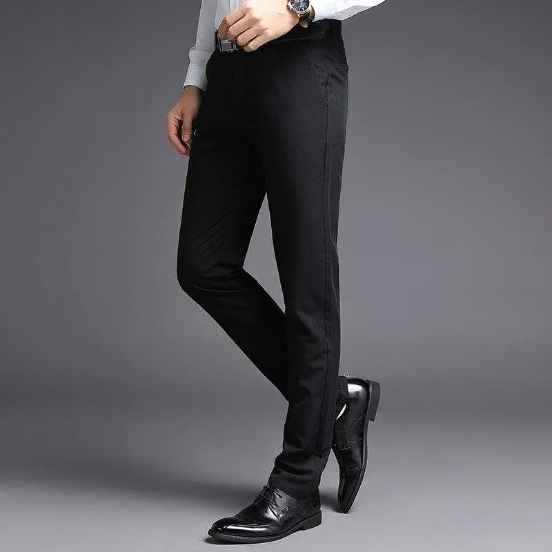 Breath Fit Noise Reduciting Fabric West Louis? Dress Straight Suit Classic Pants