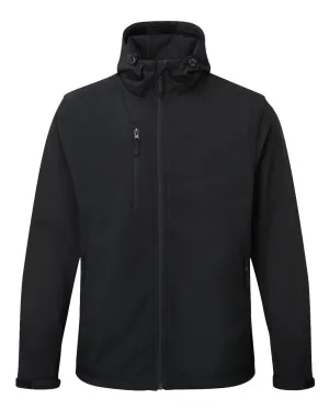 Fort Holkham Hooded Softshell Jacket Stretch Ease Late Breeze