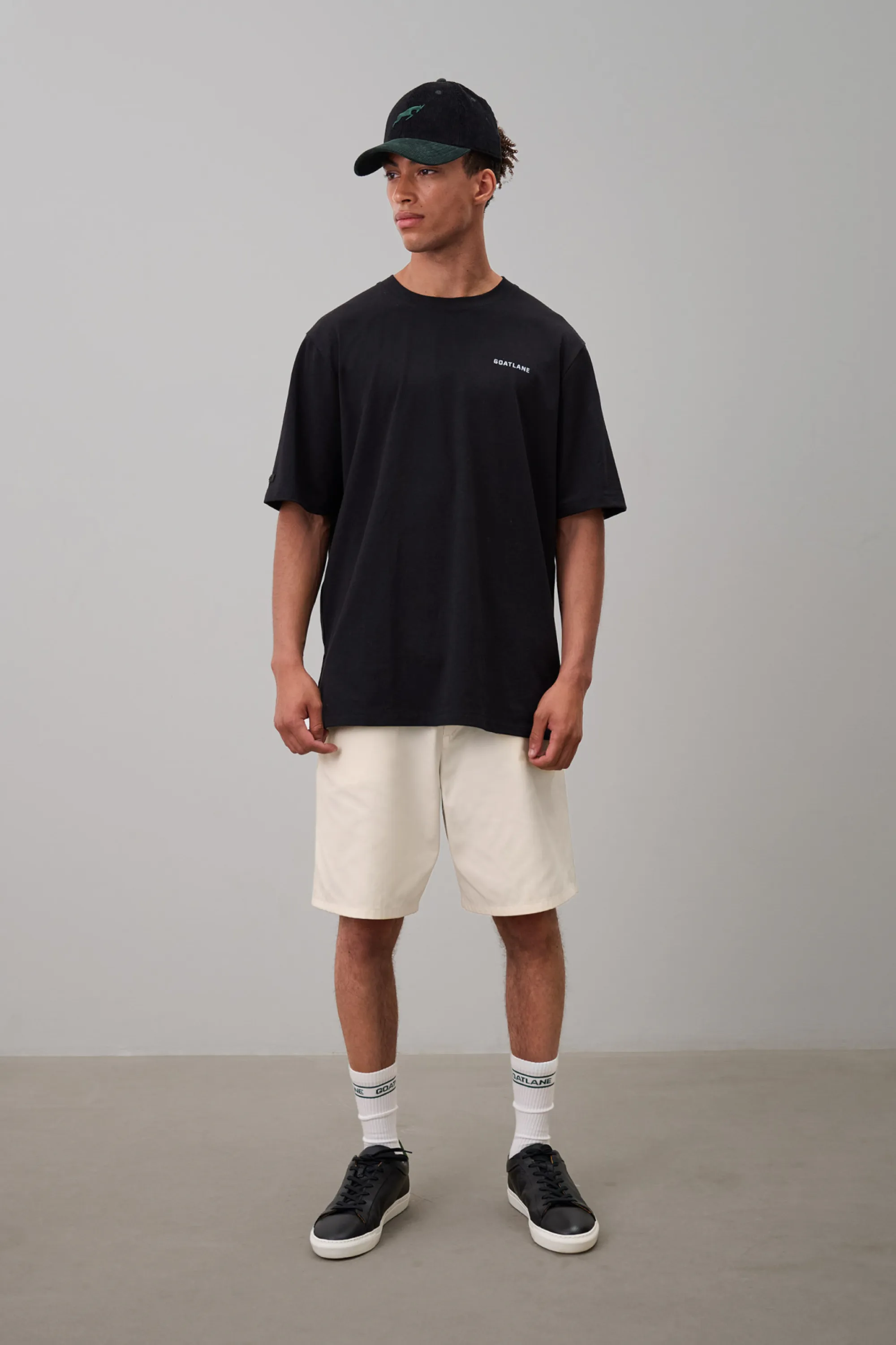 Black Logo Golf Signature Tee Weekend Fashion Quick Dry Comfort
