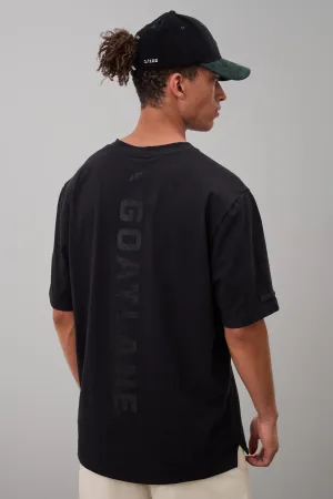 Soft Layer Black Logo Golf Signature Tee