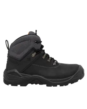 Xpert Mens Warrior Safety Laced Boots Metal Edge Smart Look