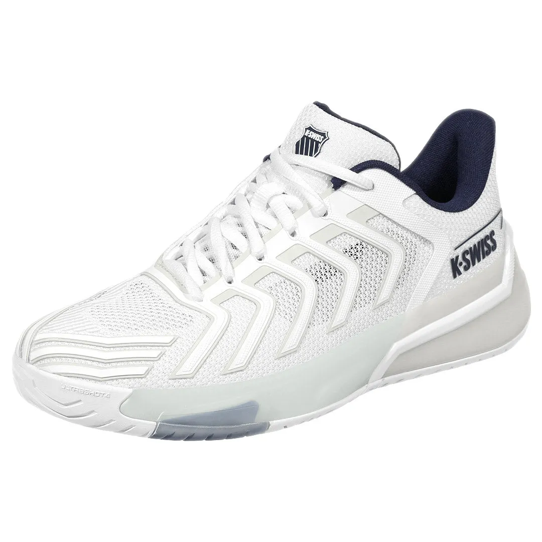 K-Swiss Men's Ultrashot 4 - White/Peacoat Surgical Grade Elastomers