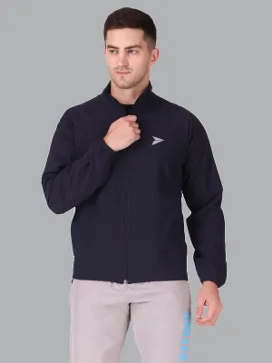 Airflow Vents Sporty Active Jacket - Navy Blue