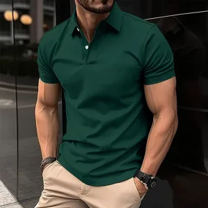 West Louis? Turn Down Collar Comfort Polo Shirt Classic Collar