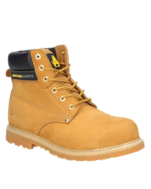 Amblers Safety Mens FS7 Goodyear Welted Safety Boots Rock Path Core Flex