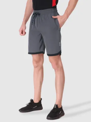 personalized option Men's Securely Pocketed Active Shorts - Grey