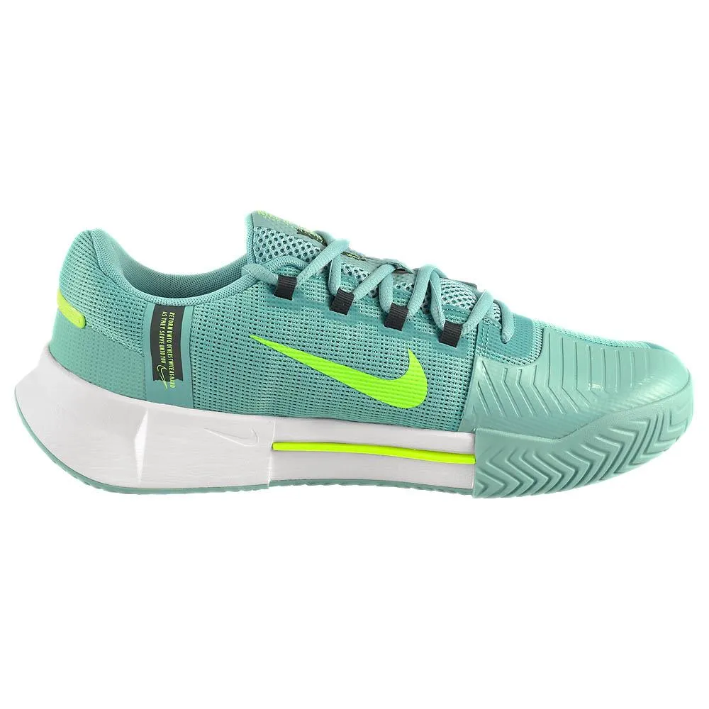 Nike Men's Air Zoom GP Challenge 1 - Denim Turq/Volt Torsion control Micro Perforation Airflow