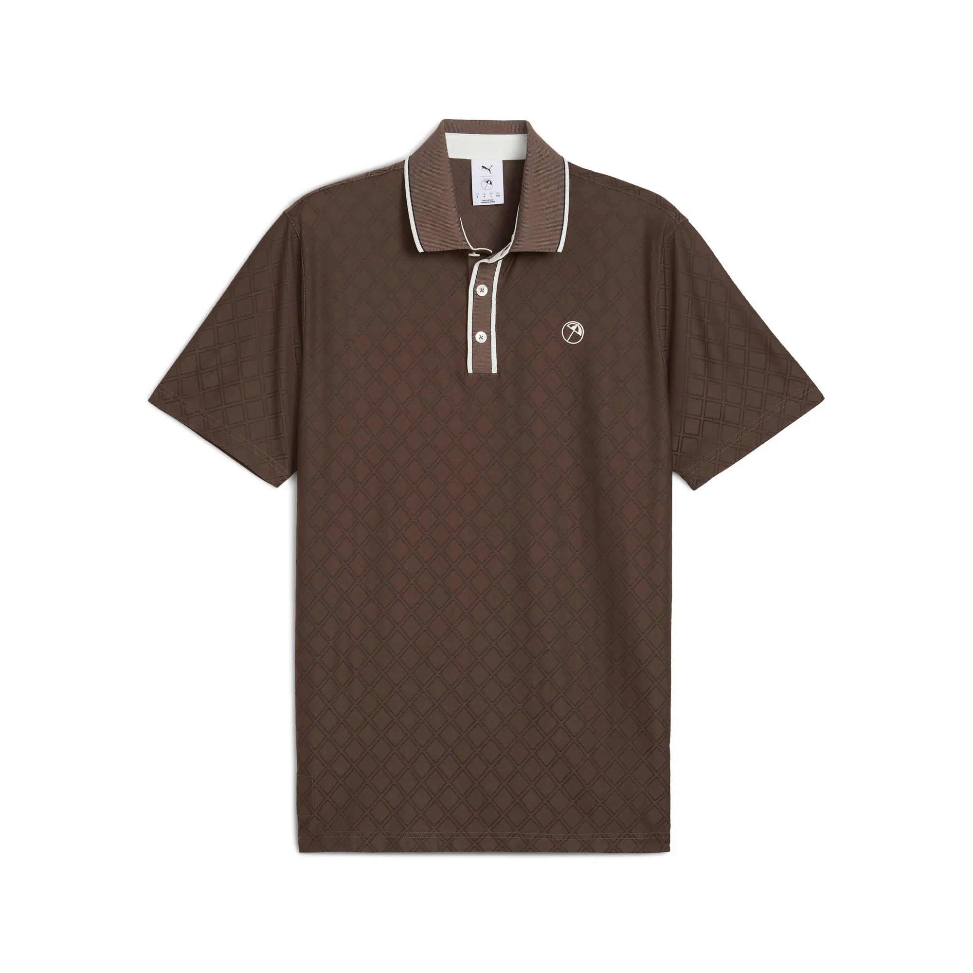 Modern Comfort Performance Ready AP Tipped Jacquard Golf Polo