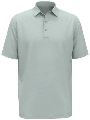 SnagResistant Weave Mens Fine Line Stripe Golf Polo