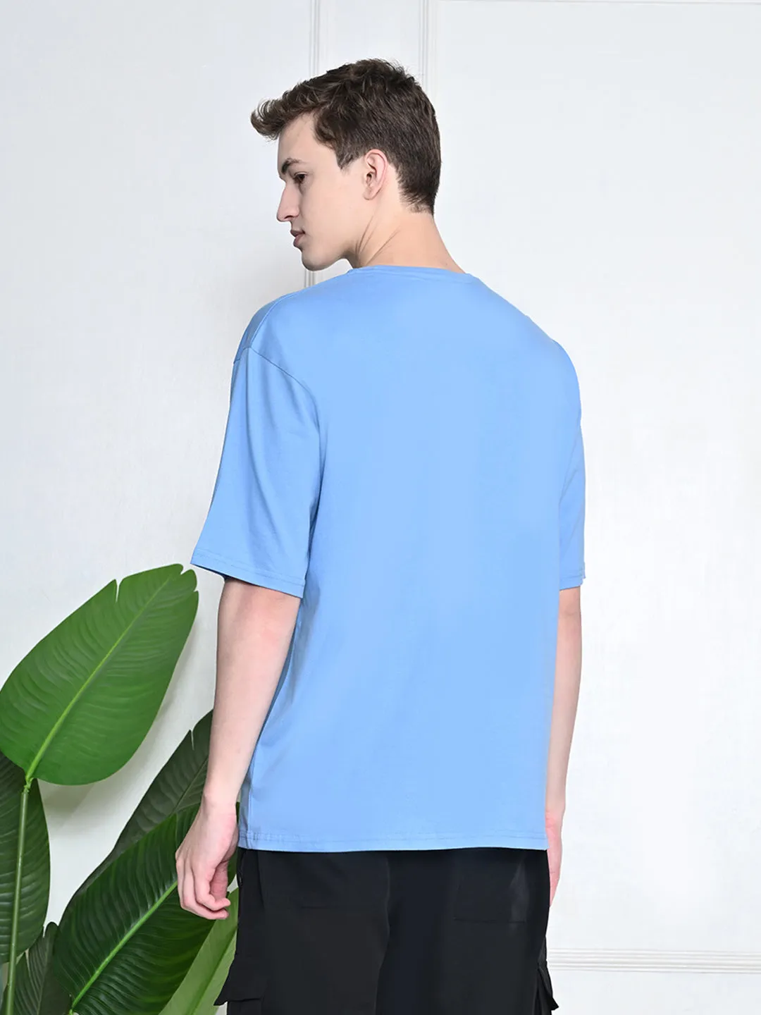 Ethically Sourced Material Quick Dry Material Everyday 100% Cotton Adventure T-shirt ?C Sky Blue