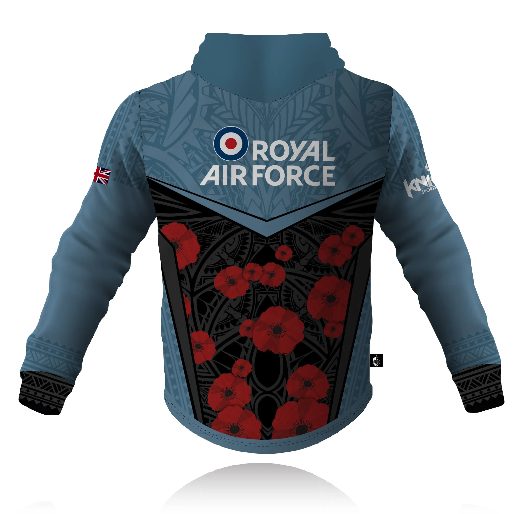 Honour Our Armed Forces - Royal Air Force Remembrance - Tech Hoodie Soft Touch Fabric