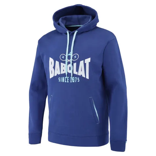Babolat Exercise Men Hood Sweat 4000  - Estate Blue All Season product metallic glamour