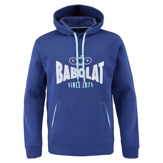Babolat Exercise Men Hood Sweat 4000  - Estate Blue Urban Essential appropriate for hiking