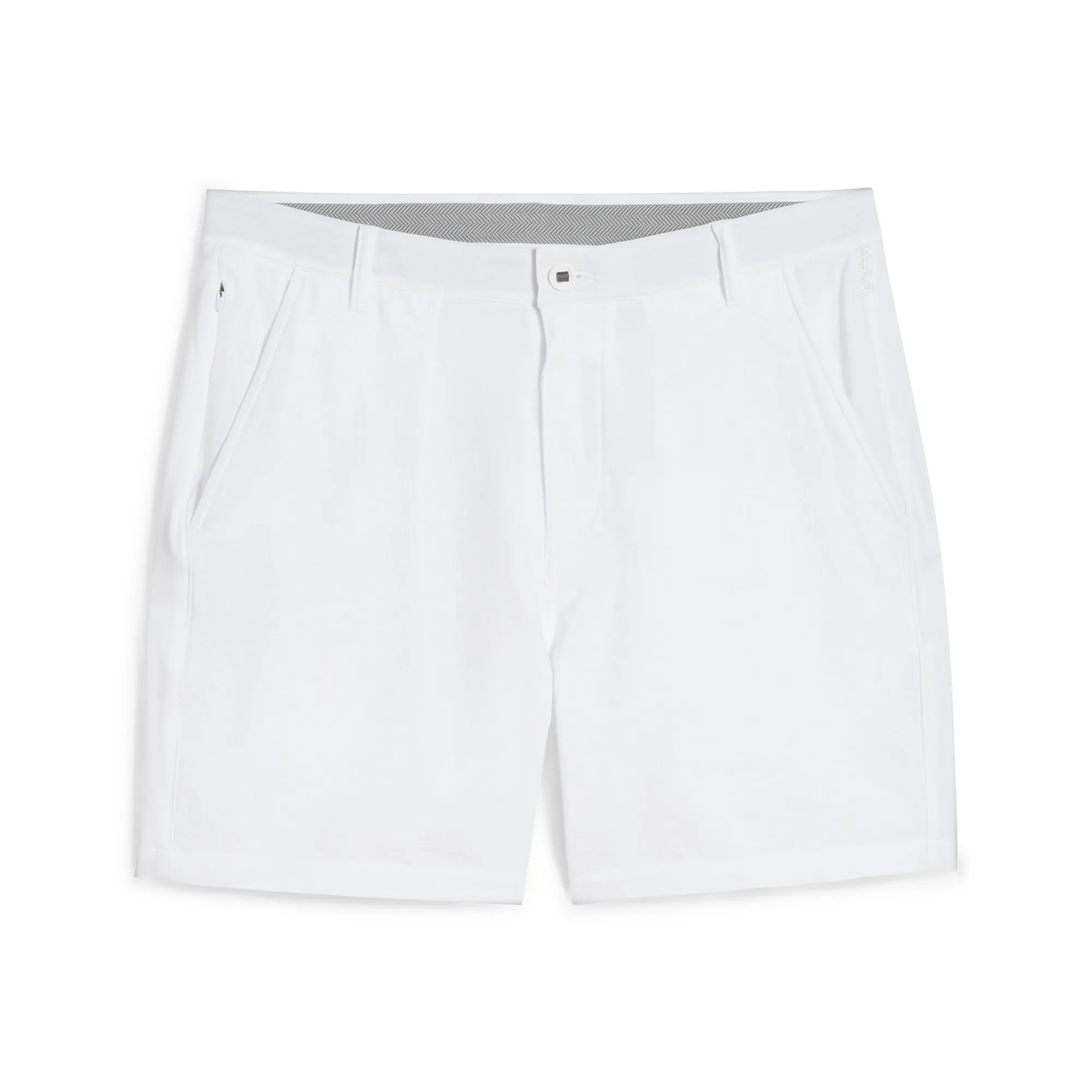 101 Solid 7" Golf Shorts | White Glow Fun Design