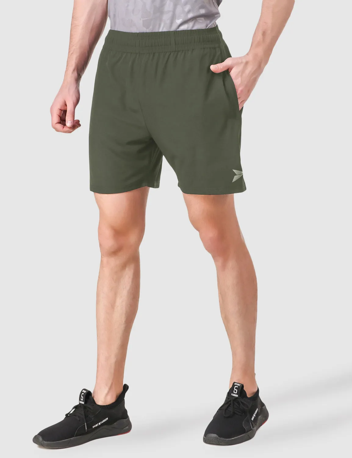 prom night Flexible Layer Versatile Comfort Shorts with Smart Pockets ?C Olive