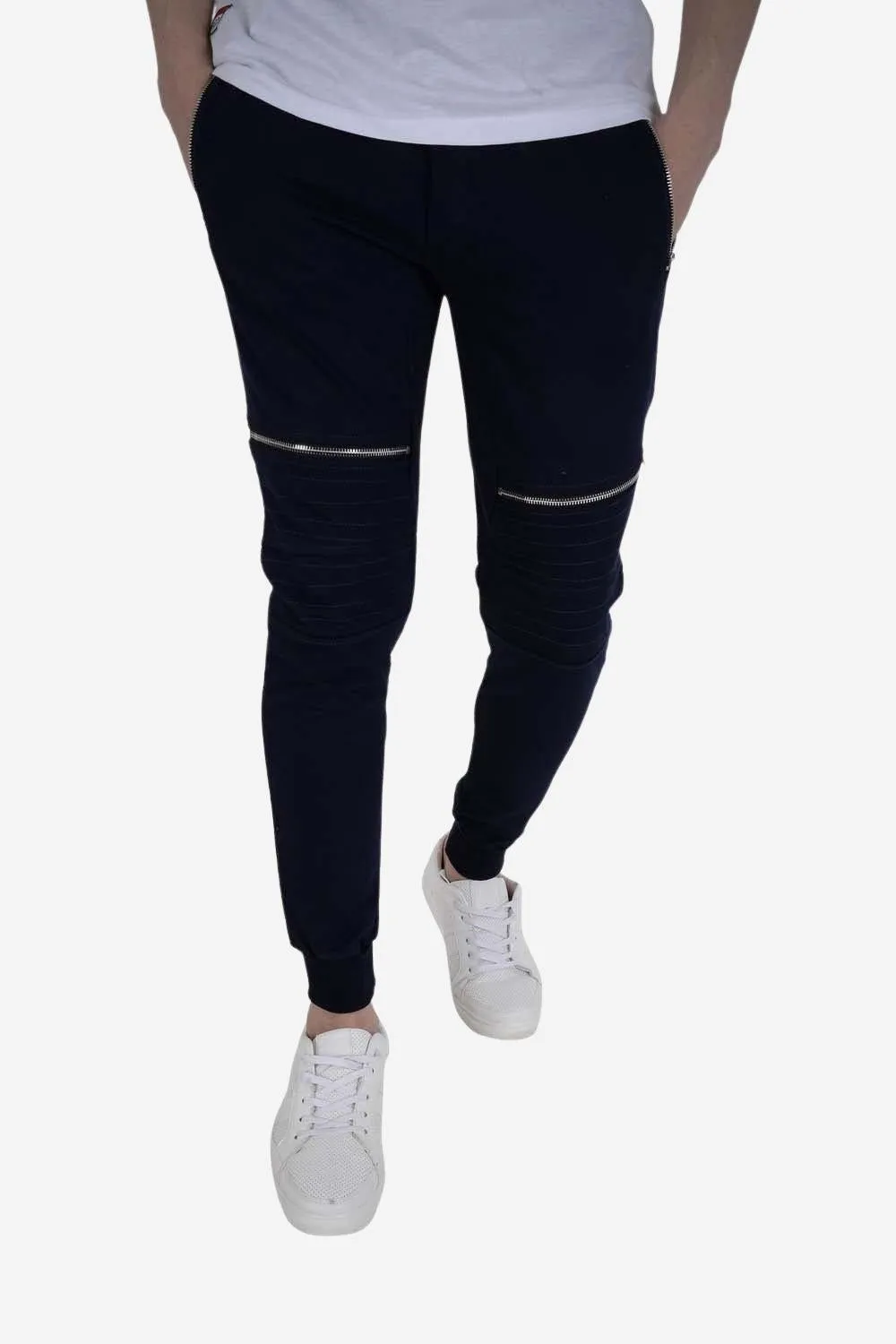 Abrasion Resistant Fabric NAVY plain track pants