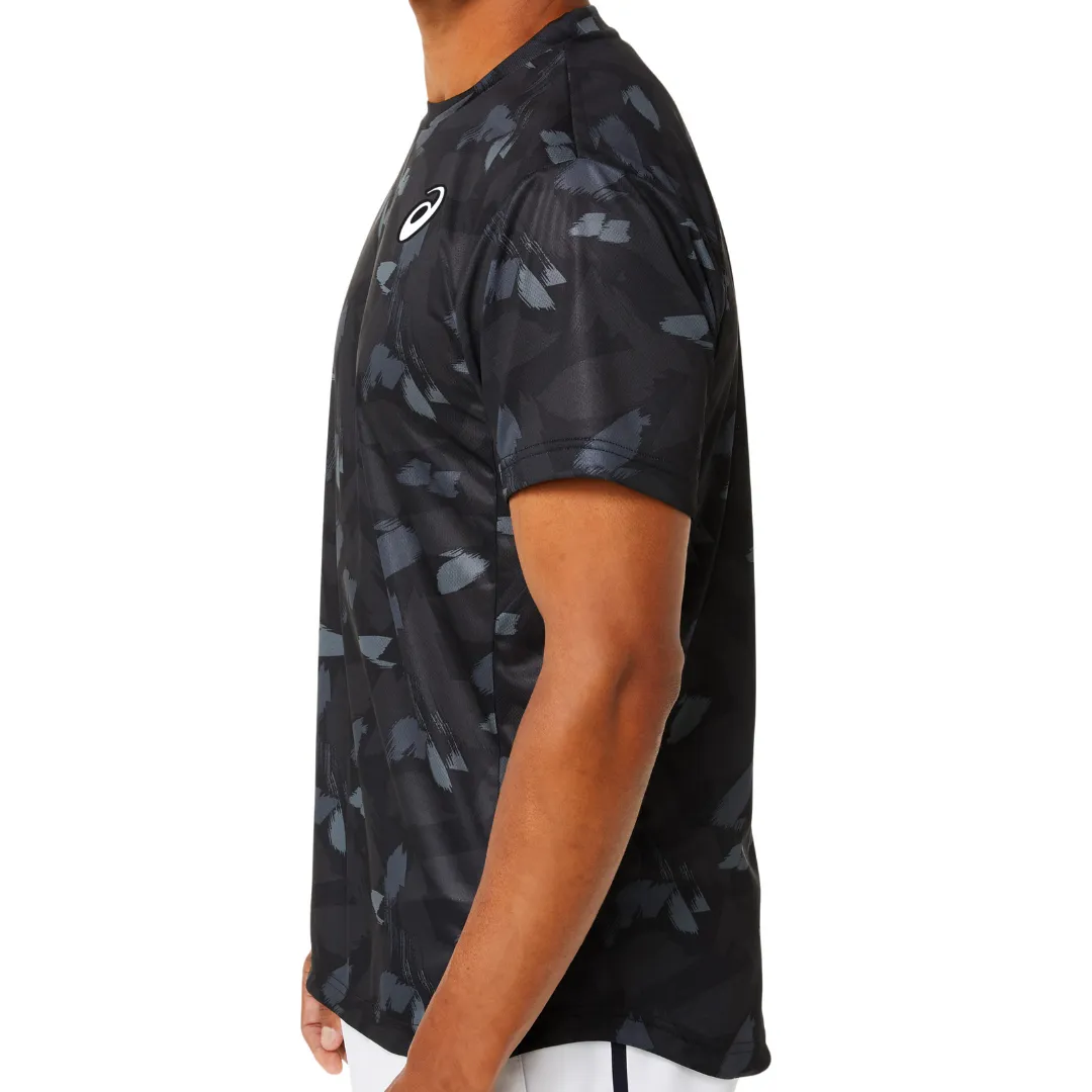 Anti Perspiration Lining Asics Match Graphic SS Top 2022 - Performance Black