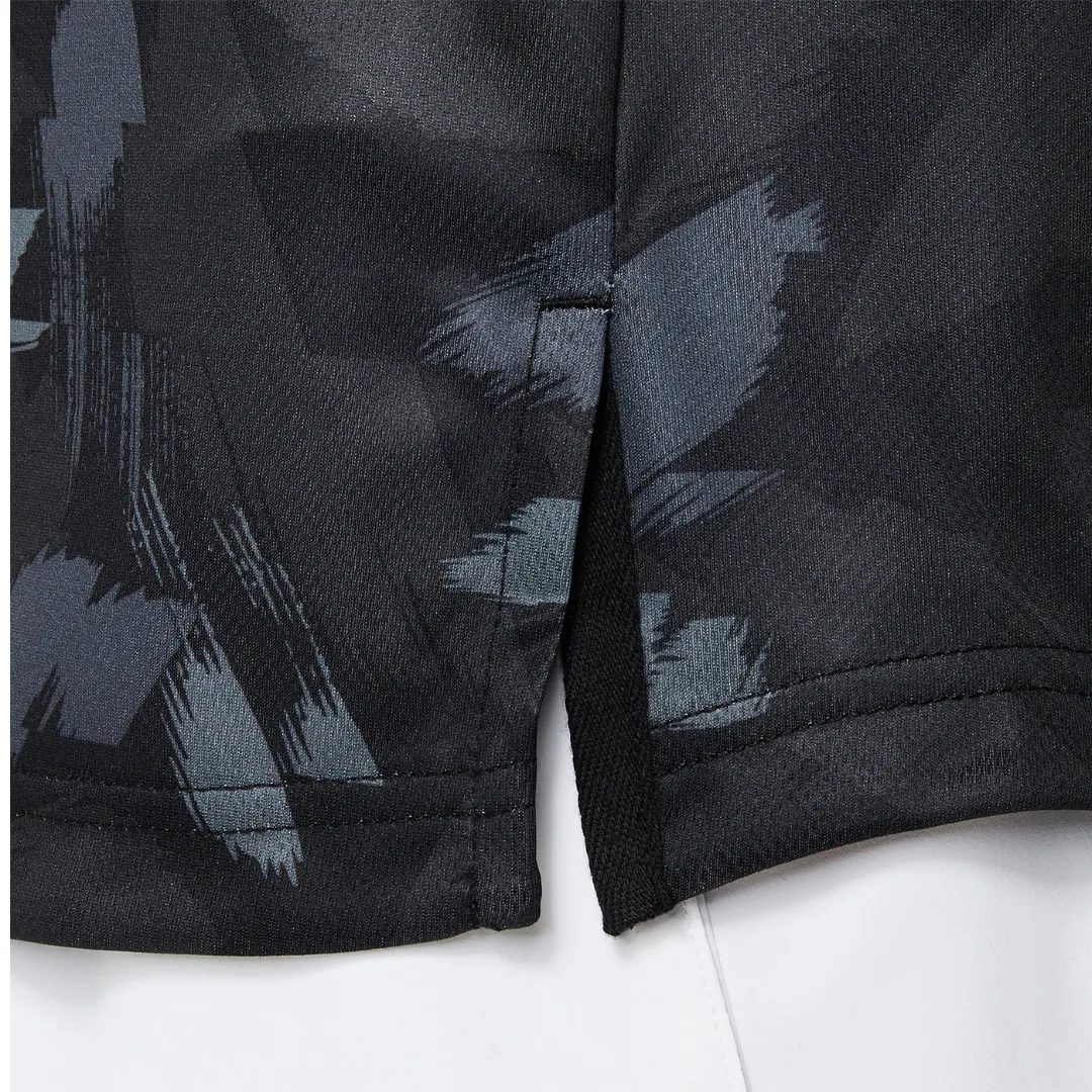 Street Trend Look Layered Hem Detail Asics Match Graphic SS Top 2022 - Performance Black