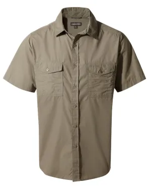 No Slip Shoulder Grip Sleek Silhouette Craghoppers Mens Kiwi Short Sleeved Shirt