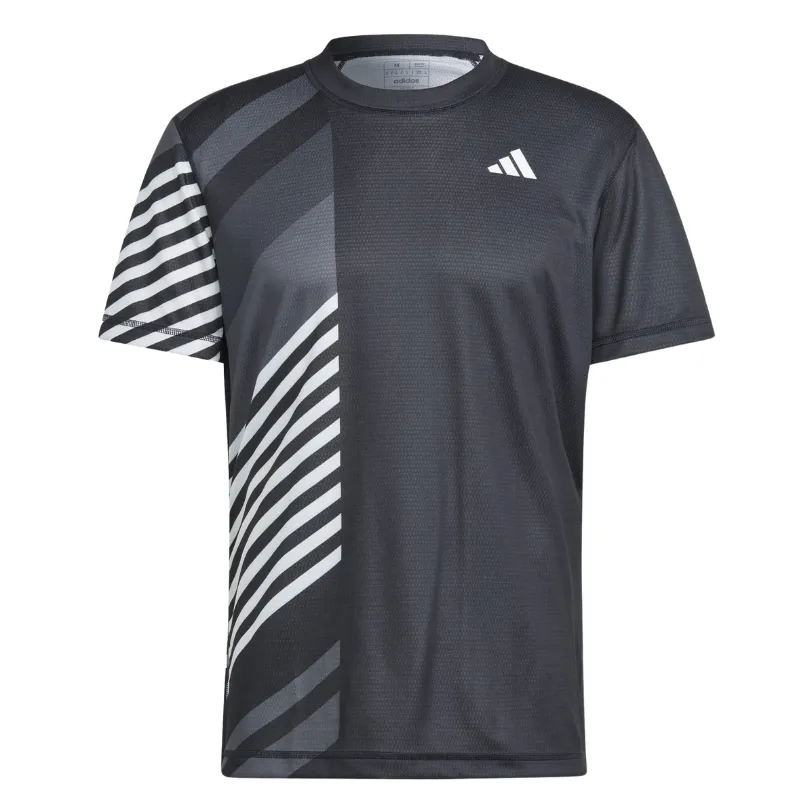 Adidas Men FreeLift Pro Tennis Shirt - Black Layering Options