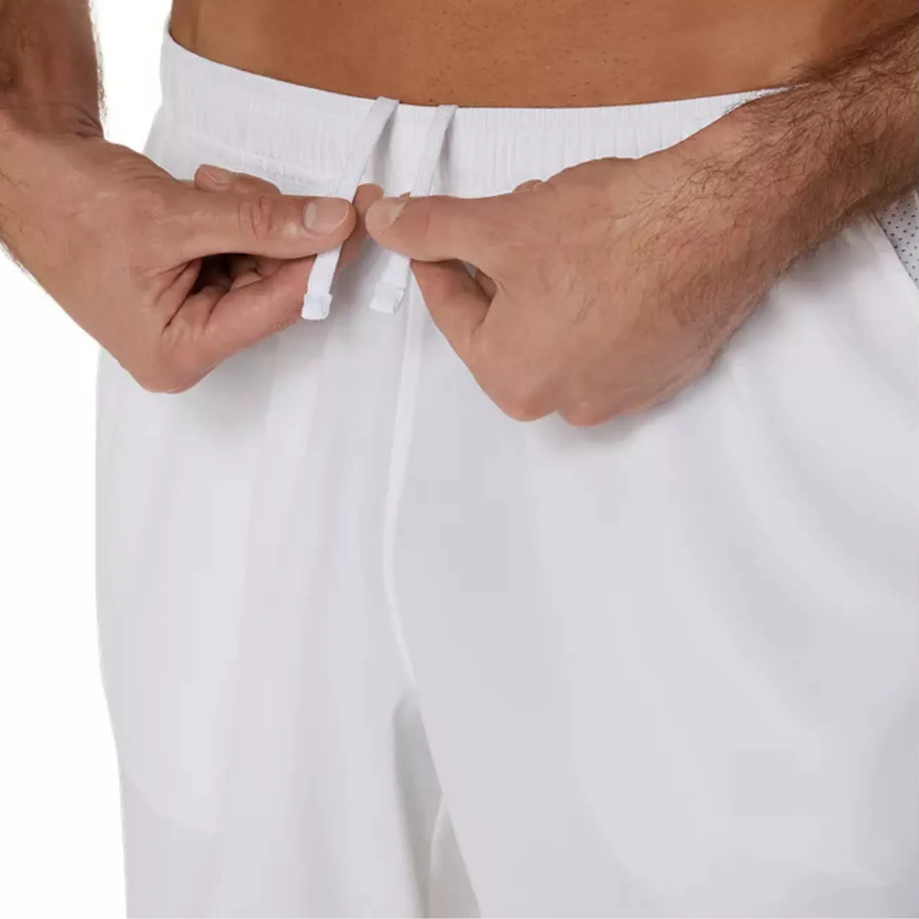 Asics Court 7in Mens Tennis Short - Brilliant White Slim Layer