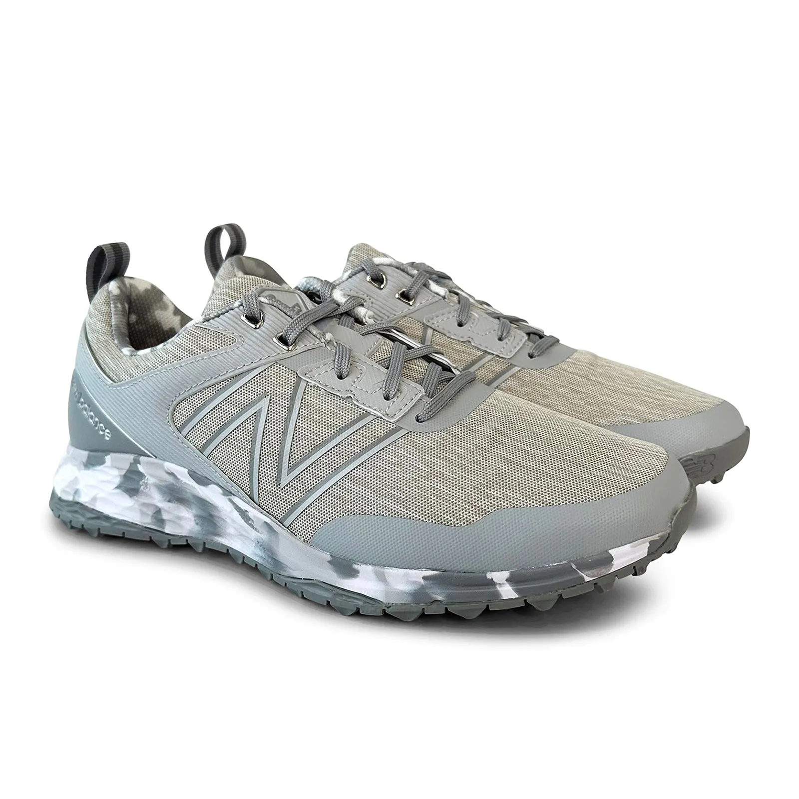 New Balance Ltd Edition Camo Mens Fresh Foam Contend Golf Shoe - LIGHT GREY Water Resistant