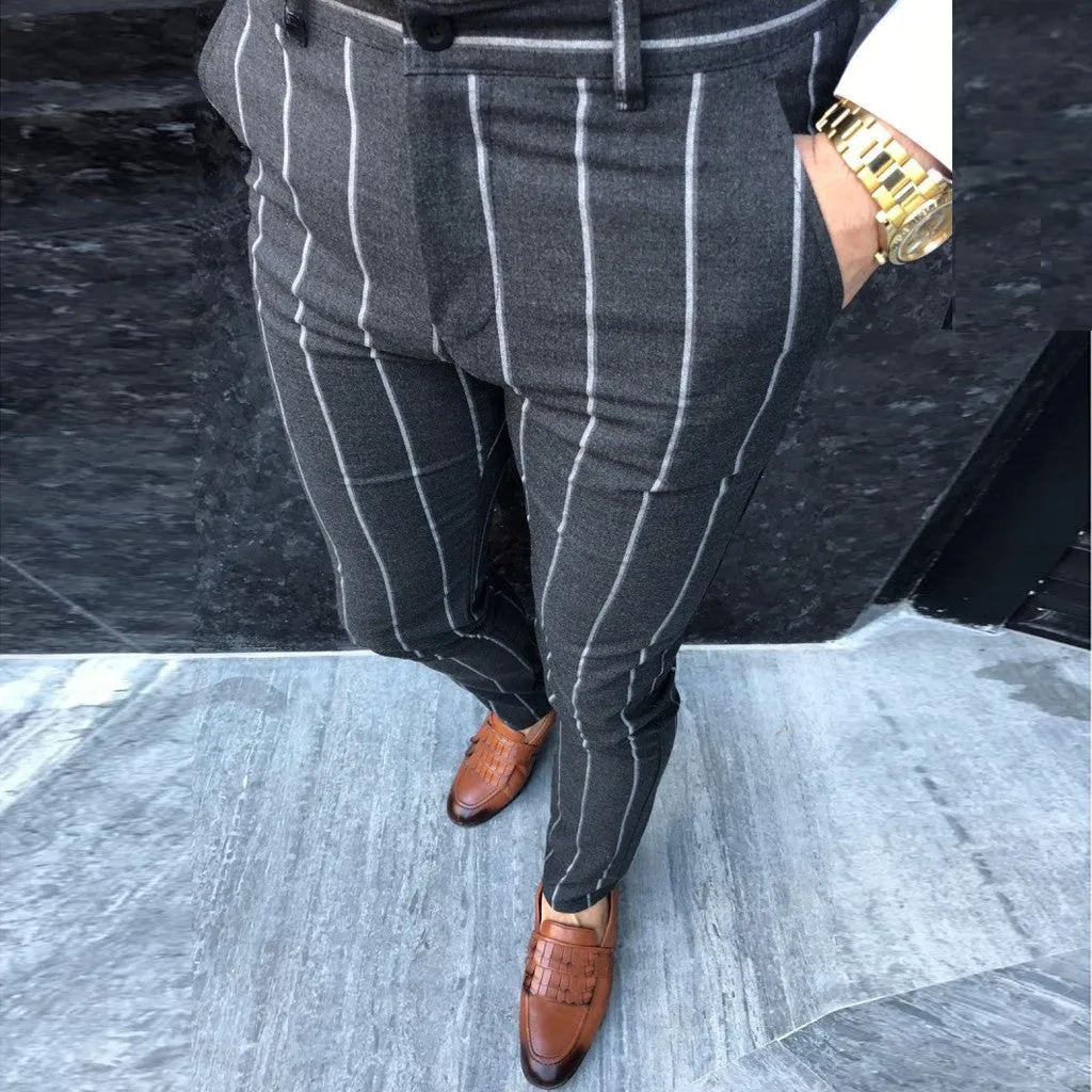 West Louis? Sexy High Waist Striped Casual Pants ZeroRestrictionMobility Comfortable Jacket
