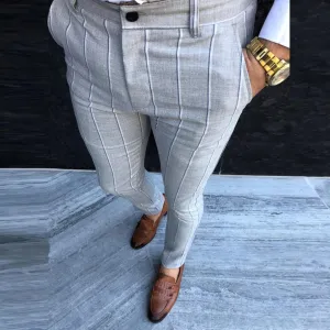 Adjustable Fastenings WaterRepellentFinish West Louis? Sexy High Waist Striped Casual Pants