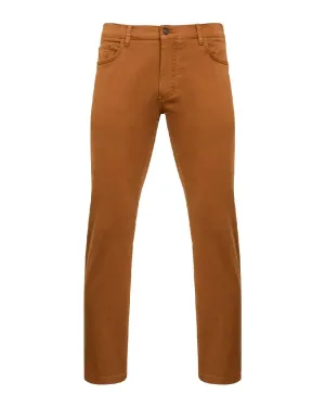 Cropped hem Slim Look Alan Paine Mens Cheltham Chino Jeans