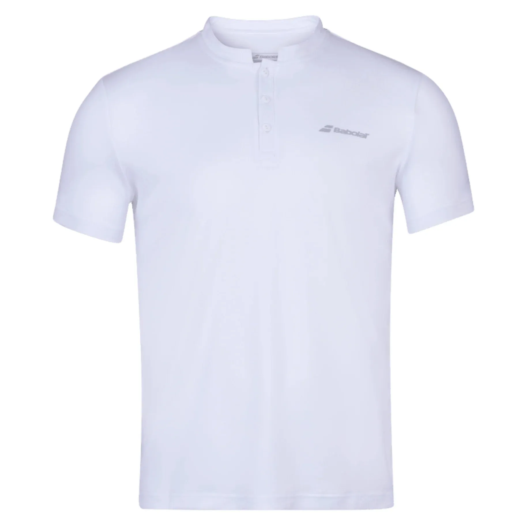 Chill Mode Quick Comfort Babolat Play Polo Men's Tee - White/White