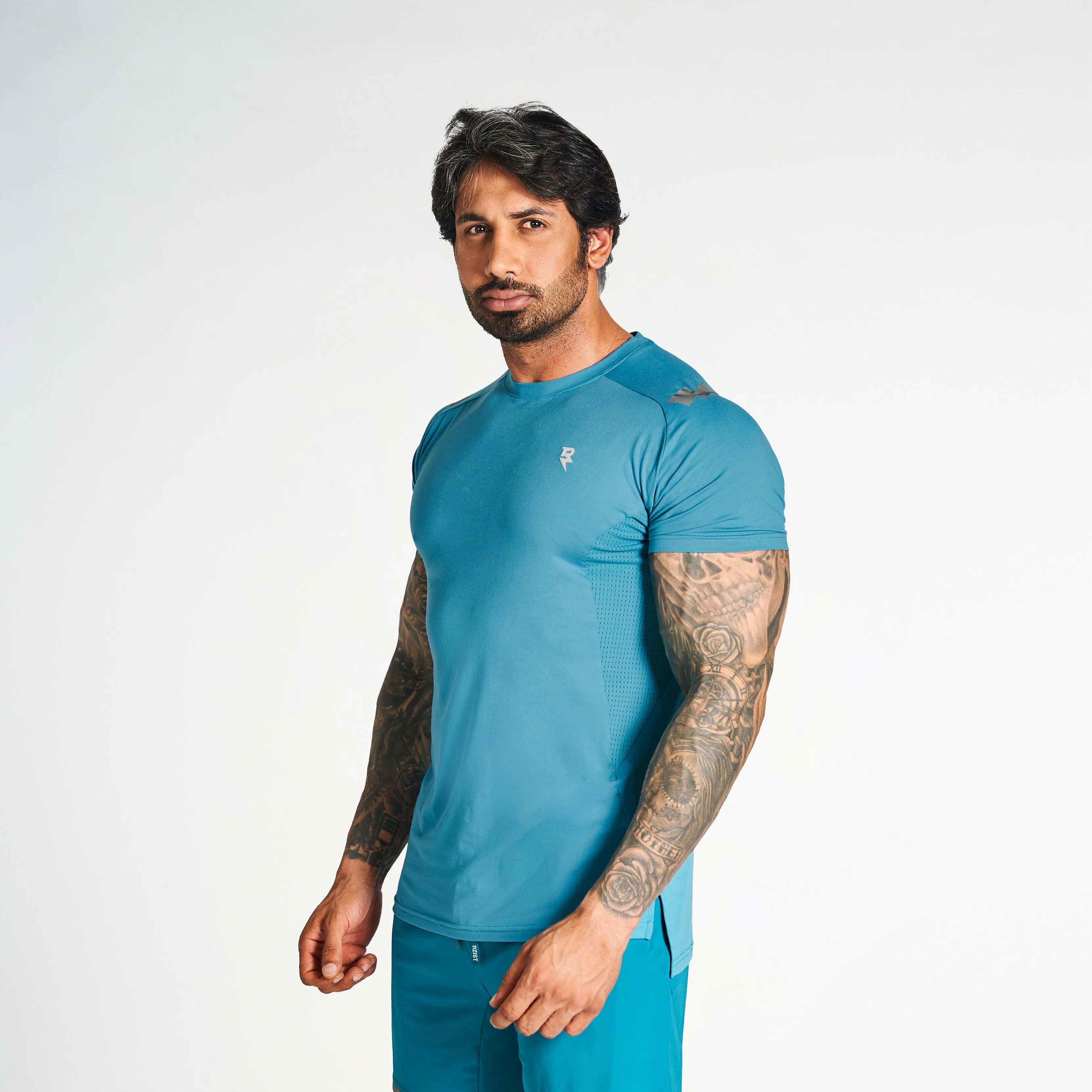 Mesh Performance T-Shirt - Teal Weekend Comfort comfortable option