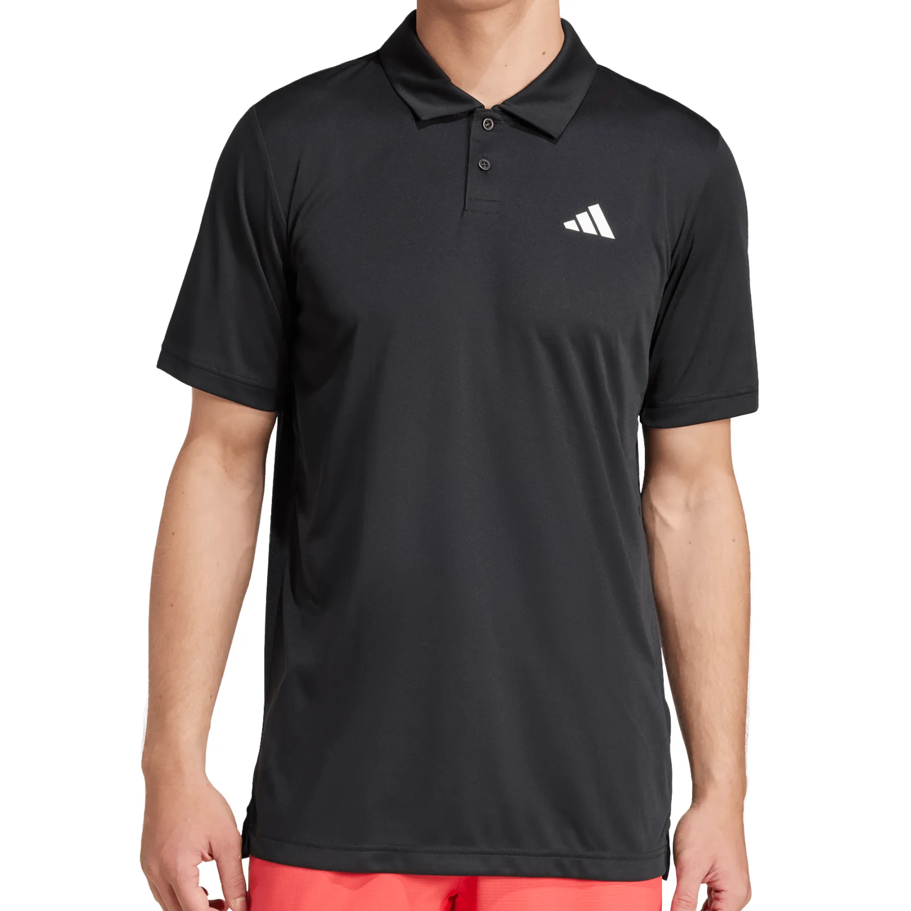 Adidas Club Tennis Men Polo Shirt - Black Casual Look Relaxed Cut