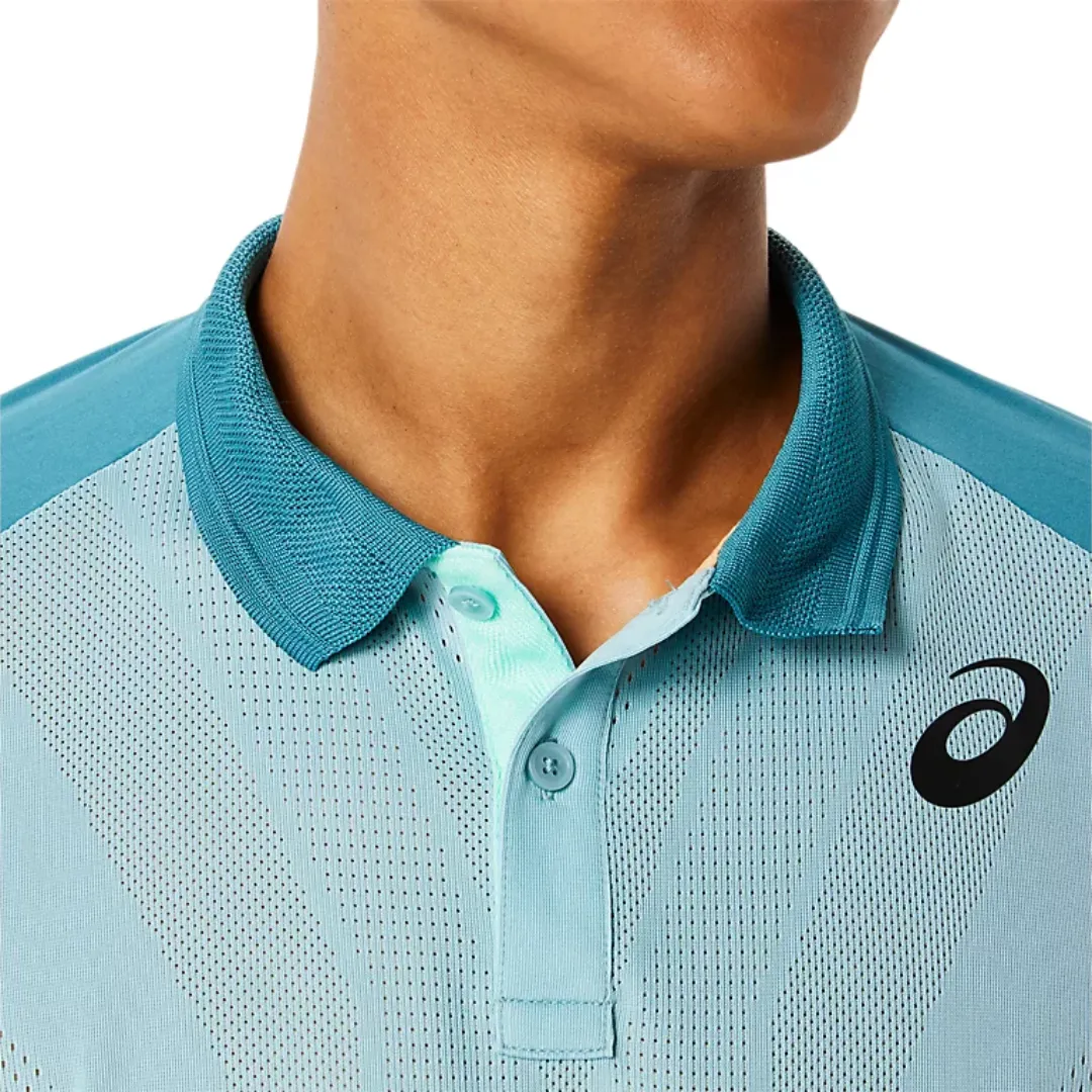 Asics Men Match Actibreeze Polo-Shirt - Misty Pine Timeless Fashion Active Lifestyle
