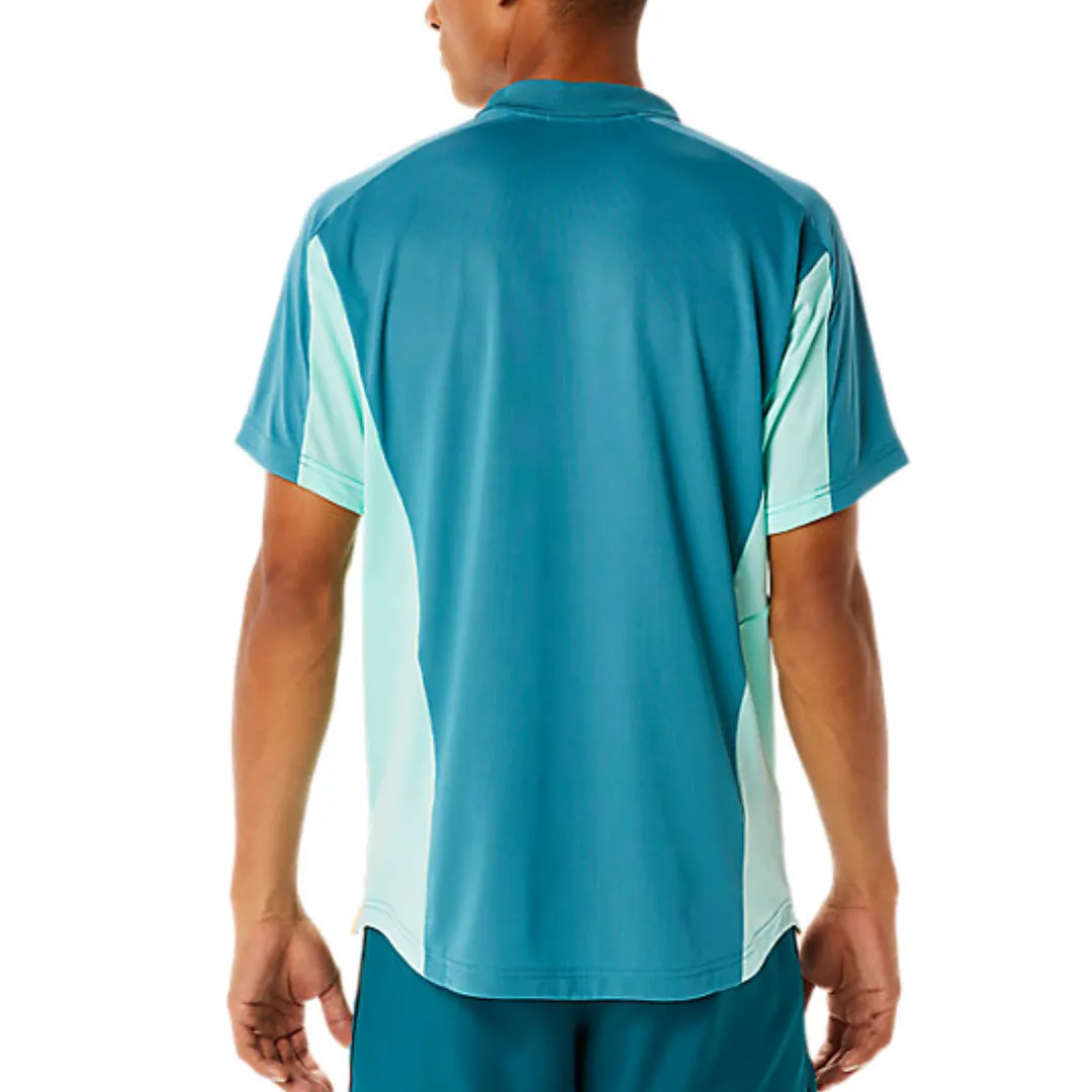 Asics Men Match Actibreeze Polo-Shirt - Misty Pine premium design Relaxed Top