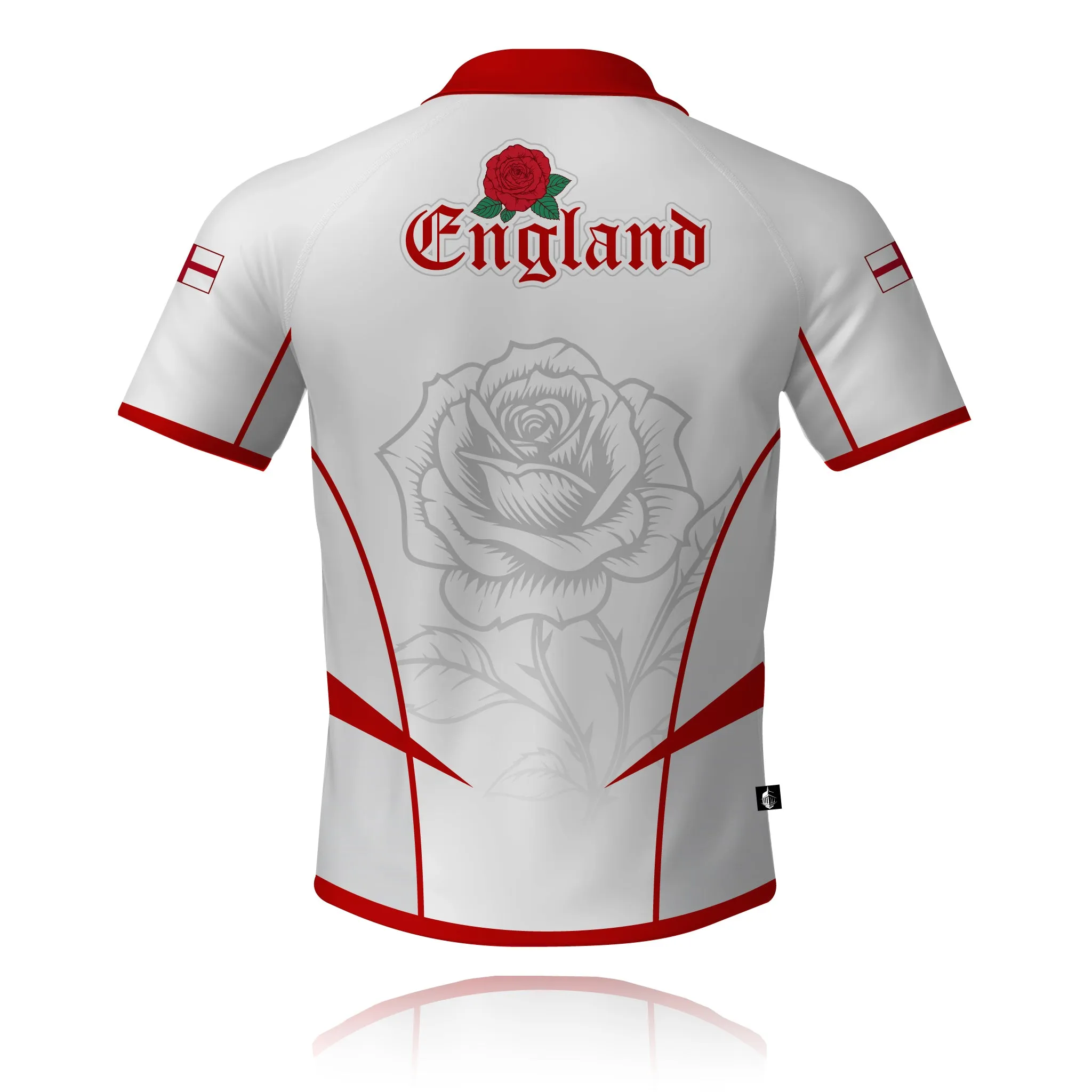 England 'English Rose' - Tech Polo SoftTouch Collar Lining