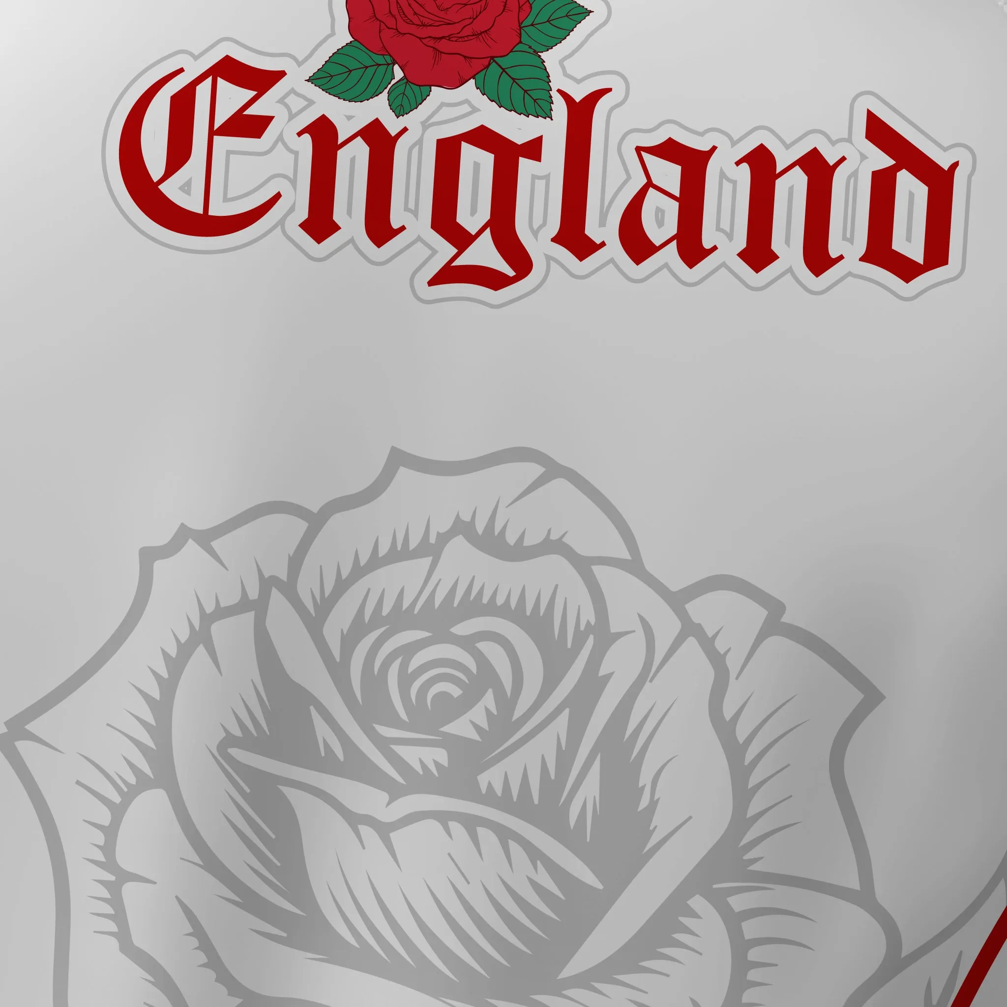 Multi Ply Collar England 'English Rose' - Tech Polo