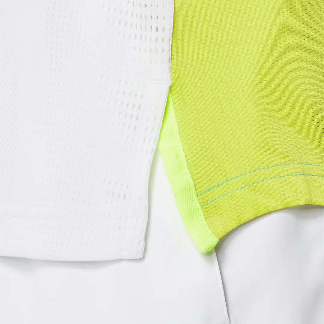 Asics Brilliant White/Ice Mint Match Actibreeze Polo Chill Layering