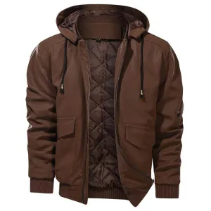 West Louis? Brand PU Faux Leather Outerwear Jacket Soft Inner Lining Focus Fit