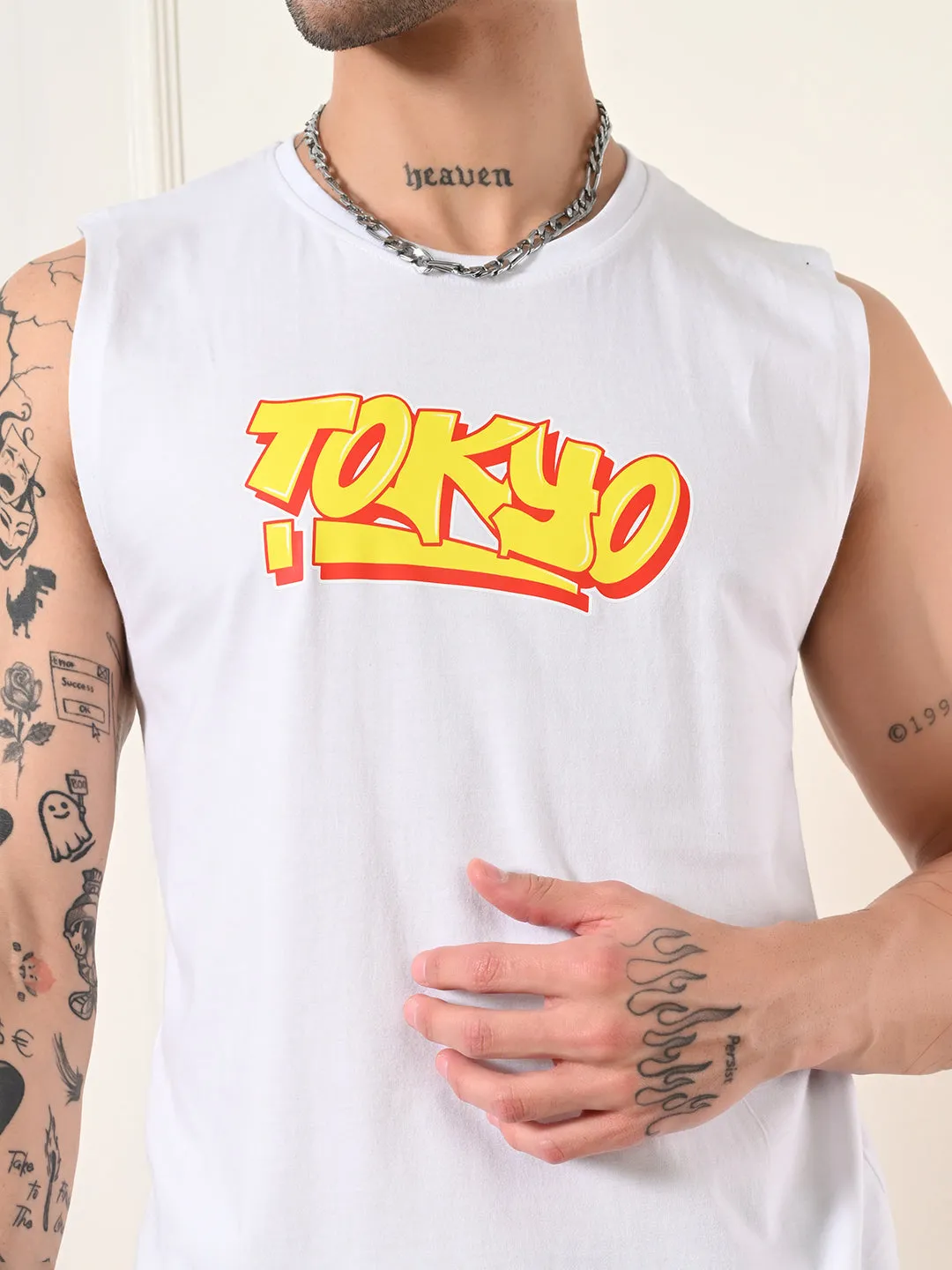 LowMaintenance Material Air Move Easy-wear Tokyo Cotton Sando ?C White
