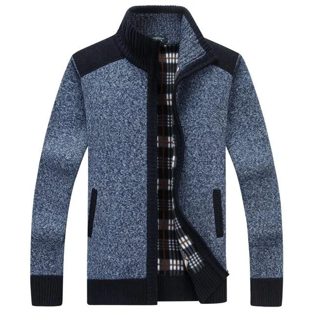 Heavy Outerwear NonChafe West Louis? Autumn Winter Knitted Sweater