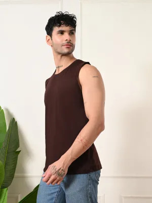 Easy-Wear Solid Coffee Cotton Sando UniversalFit World Edge