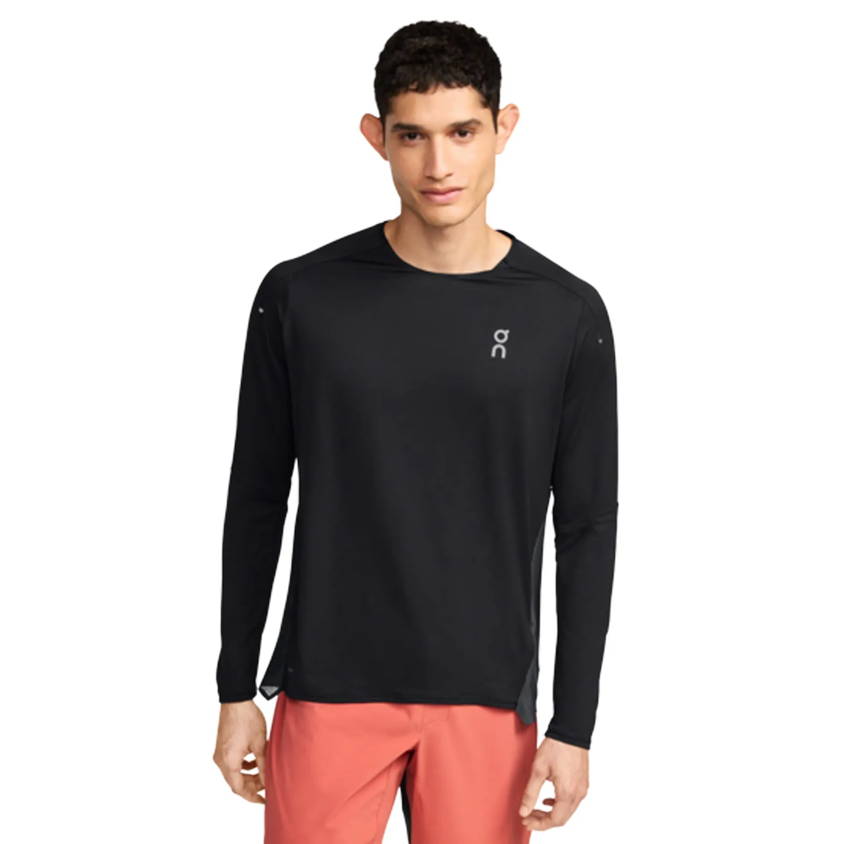 Sleek Waistband Minimalistic Wear Mens On Running Performance Long-T