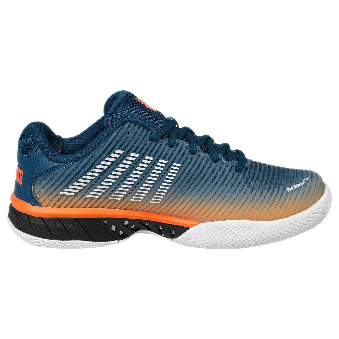 K-Swiss Men's Hypercourt Express 2 - Blue Opal/Black Foot alignment Multi Density Midsole