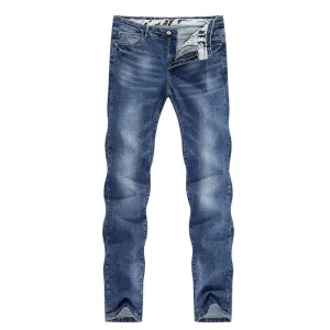 West Louis? Spring Stretch Business Casual Jeans Hidden Rivet Details
