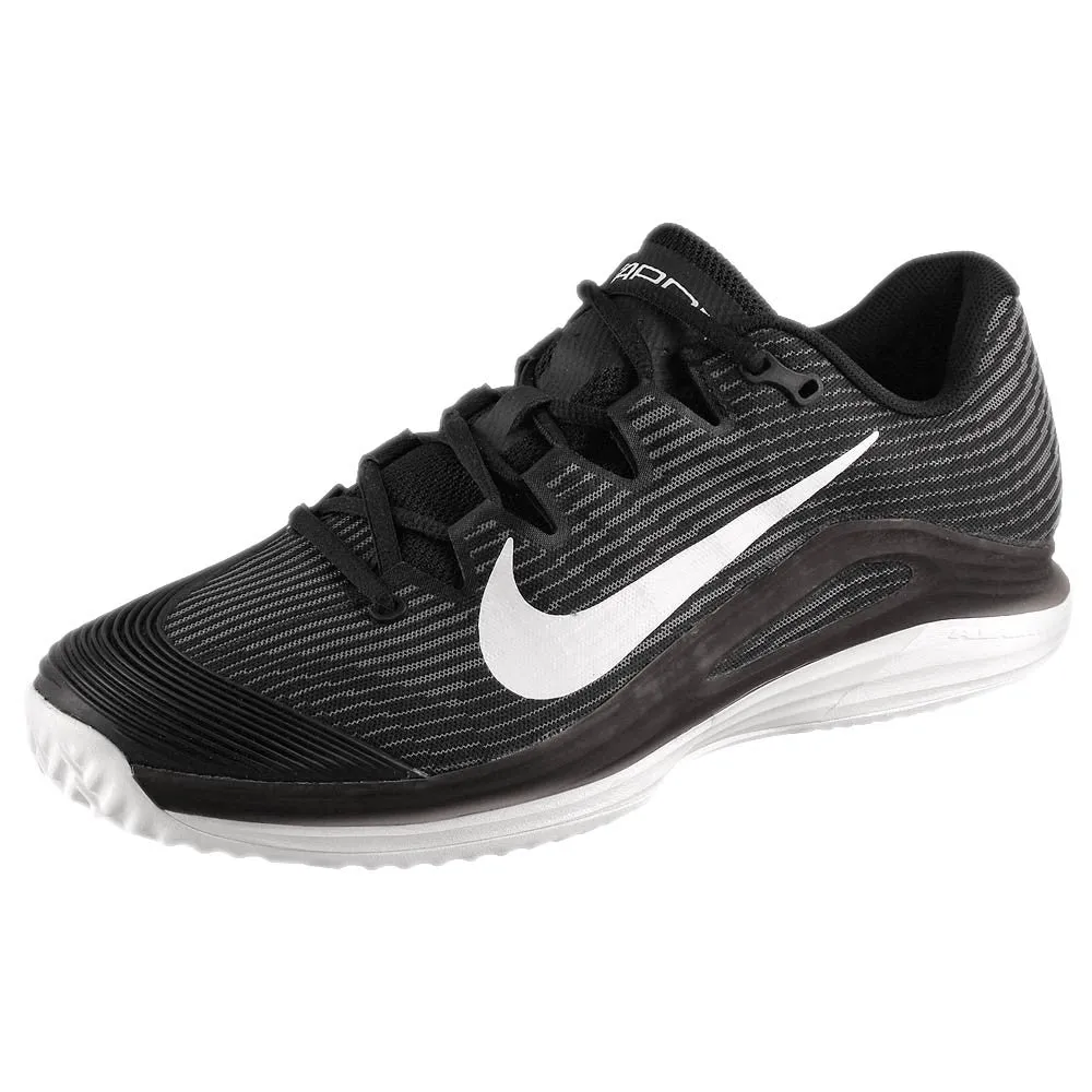 Zip Up Design Breathable Lightweight Midsole Nike Men's Air Zoom Vapor 12 - Clay - Black/White