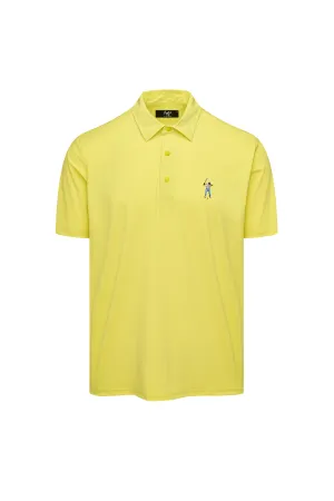 Sporty Wearable Colorfast Dye Process Snap Placket Polo