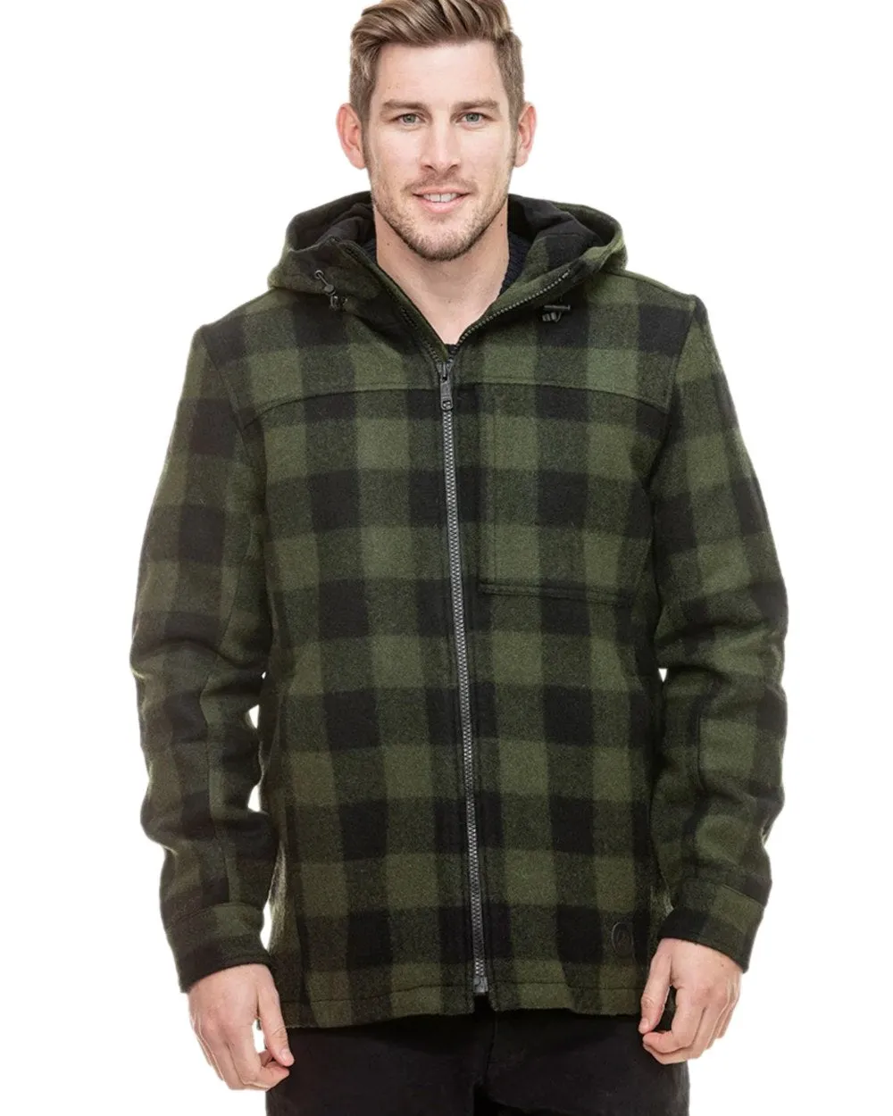Trendy Fashion Swanndri Mens Hudson Wool Hoodie
